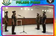 Kajari Pulang Pisau Lantik Kepala Seksi Tindak Pidana Khusus dan Terima Dua Jaksa Baru