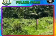 Tim Penyidik Pidsus Kejari Pulang Pisau Sita Tanah Tersangka Korupsi Dana Desa Talio Hulu