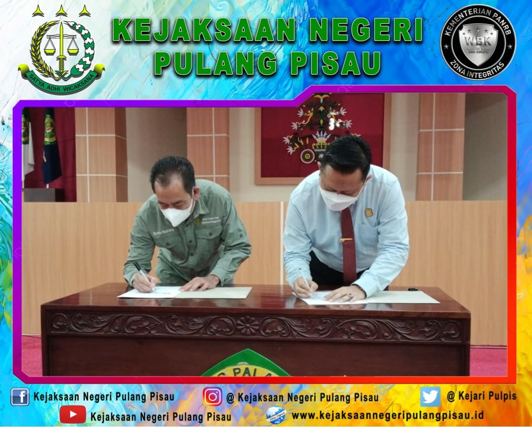 Dukung dan Sukseskan Program Food Estate, Kejaksaan Negeri Pulang Pisau Sepakati MoU dengan Peat Techno Park Universitas Palangka Raya