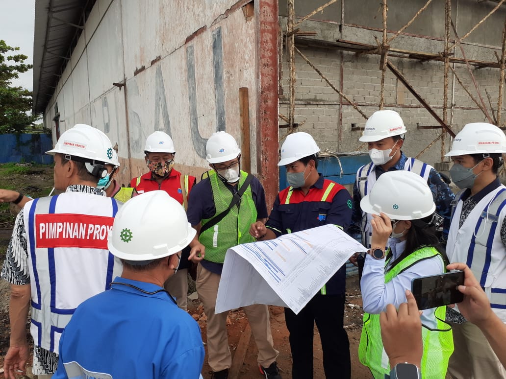 JPN Kejari Pulang Pisau Meninjau Proyek Rahab Dermaga Pelindo