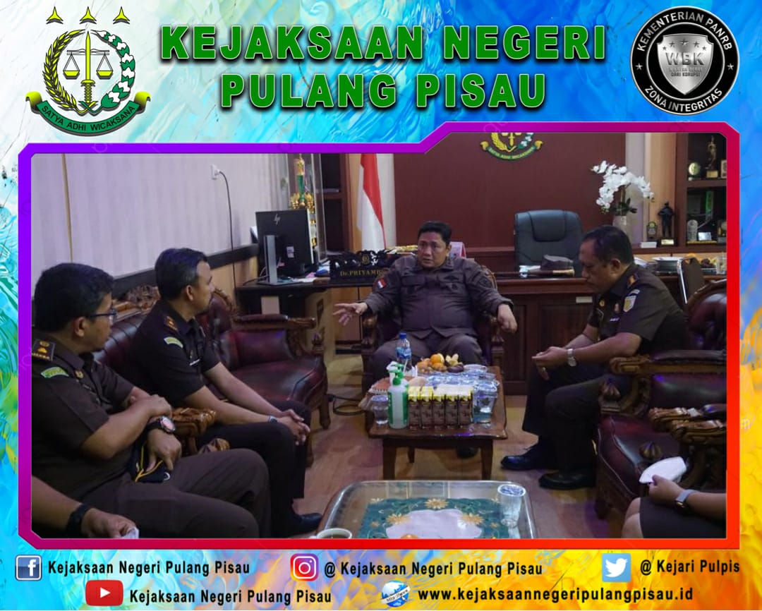Kepala Kejaksaan Tinggi Kalimantan Tengah Kunjungi Kejaksaan Negeri Pulang Pisau