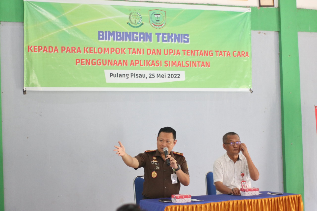 Kejari Pulpis Gelar Bimtek Lanjutan tentang Tata Cara Penggunaan Aplikasi Simalsintan