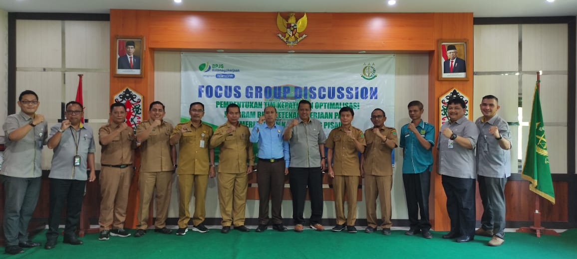 Kejari Pulpis ikuti Focus Group Discussion (FGD) yang diadakan oleh BPJS Ketenagakerjaan Cabang Kapuas
