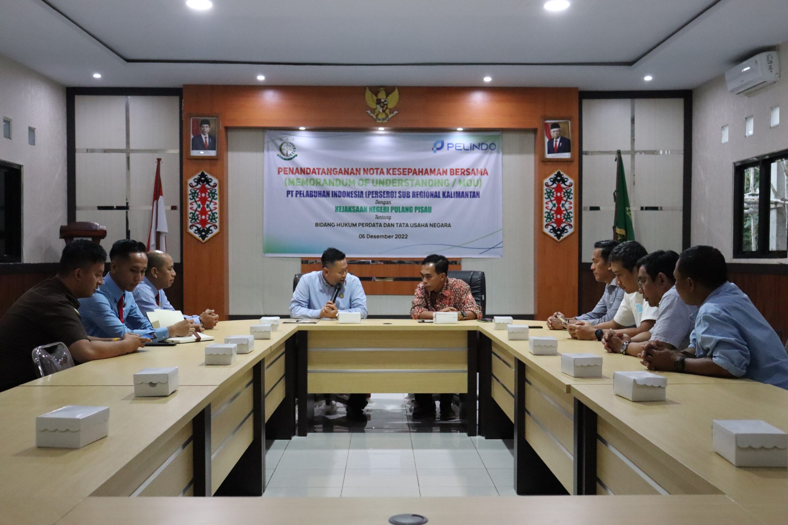 Kejari Pulpis Kembali Tandatangani MoU bersama PT. Pelabuhan Indonesia (Persero) Sub Regional Kalimantan