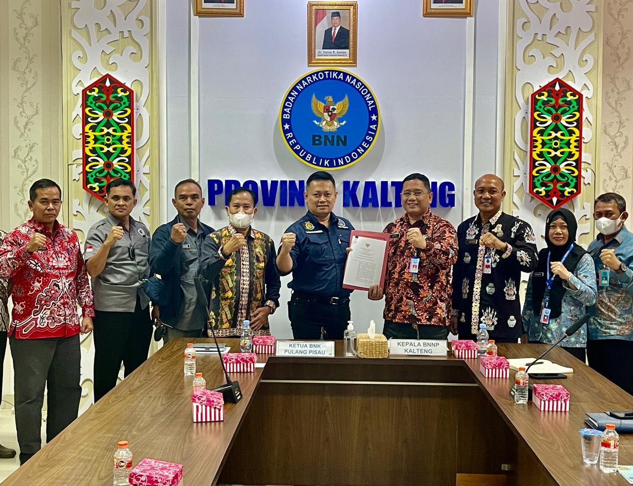 KAJARI PULPIS PIMPIN BNK PULANG PISAU<br>KONSULTASI KE BNN PROV. KALTENG