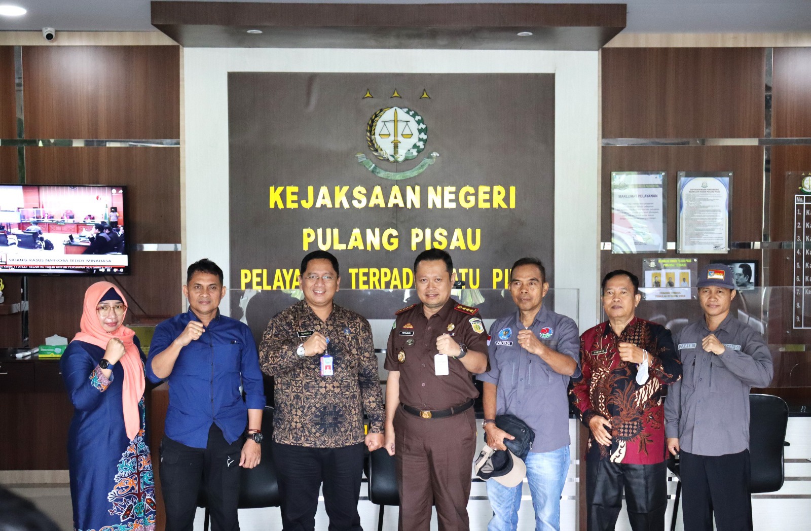 BADAN NARKOTIKA KABUPATEN PULANG PISAU TERIMA KUNJUNGAN KEPALA BADAN NARKOTIKA NASIONAL PROVINSI KALIMANTAN TENGAH
