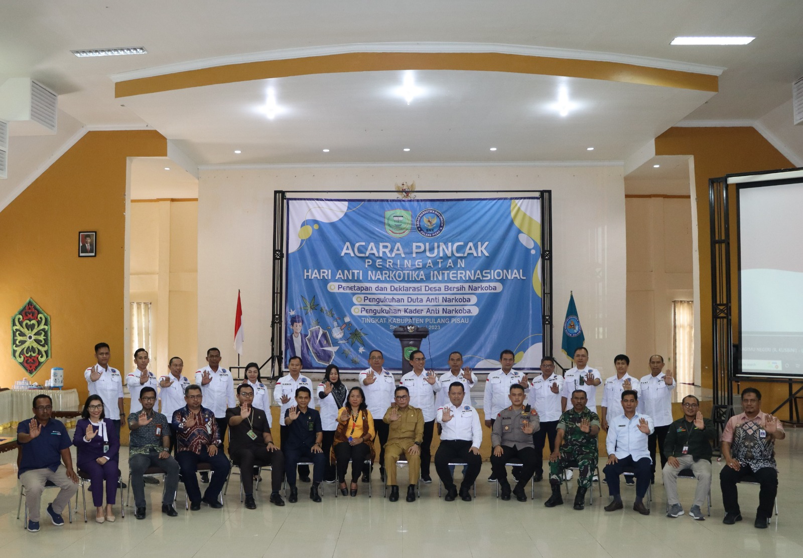 Puncak Peringatan Hari Anti Narkoba Internasional, BNK Pulang Pisau gelar Serangkaian Kegiatan