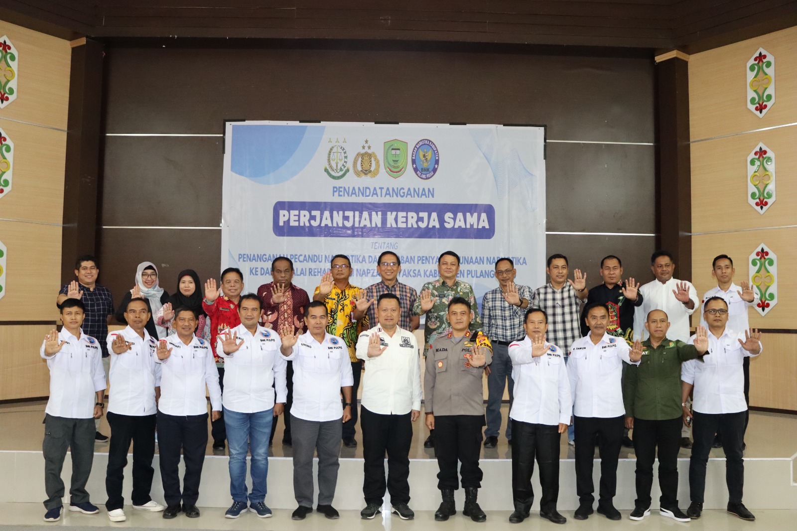 SINERGITAS KEJAKSAAN NEGERI, POLRES, BNK DAN PEMKAB PULANG PISAU BENTUK BALAI REHABILITASI NAPZA ADHYAKSA PULANG PISAU