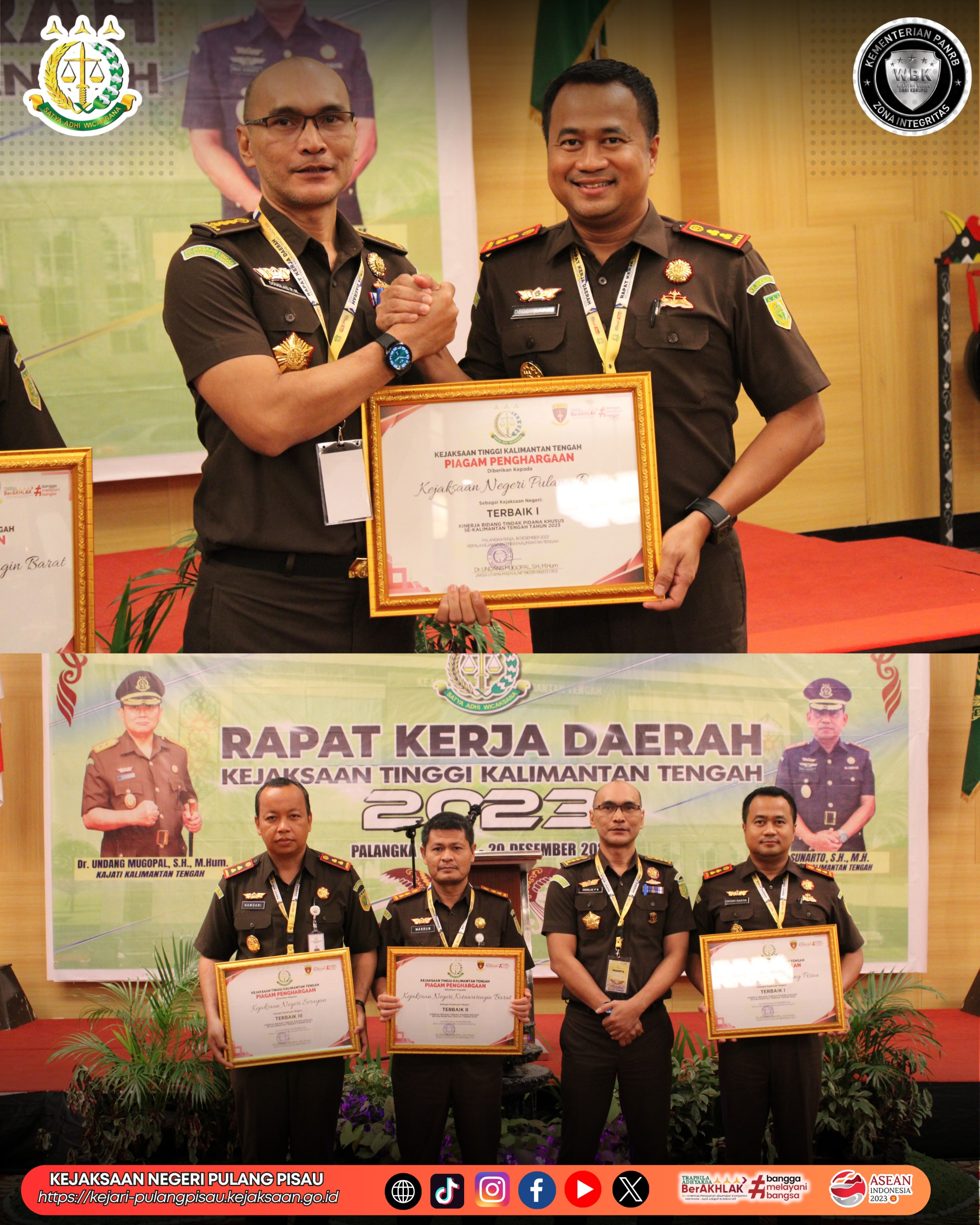 Rapat Kerja Daerah (Rakerda) Kejaksaan Tinggi Kalimantan Tengah Tahun 2023
