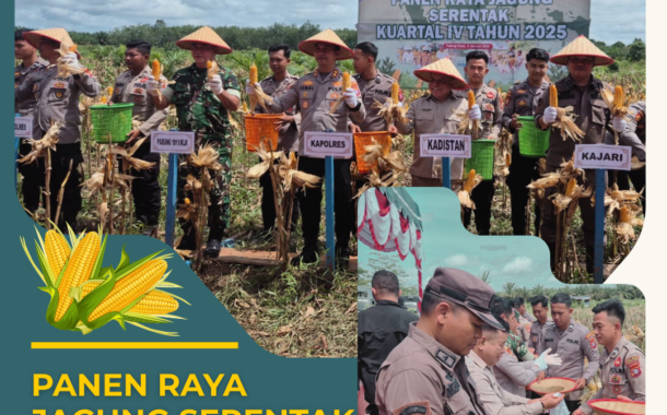 Kejaksaan Negeri Pulang Pisau Hadiri Panen Raya Jagung Serentak Kuartal IV Tahun 2025